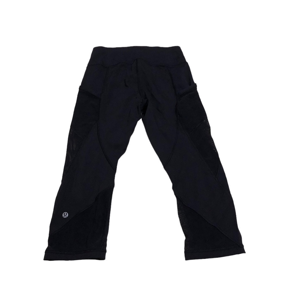 Lululemon crop mesh Leggings